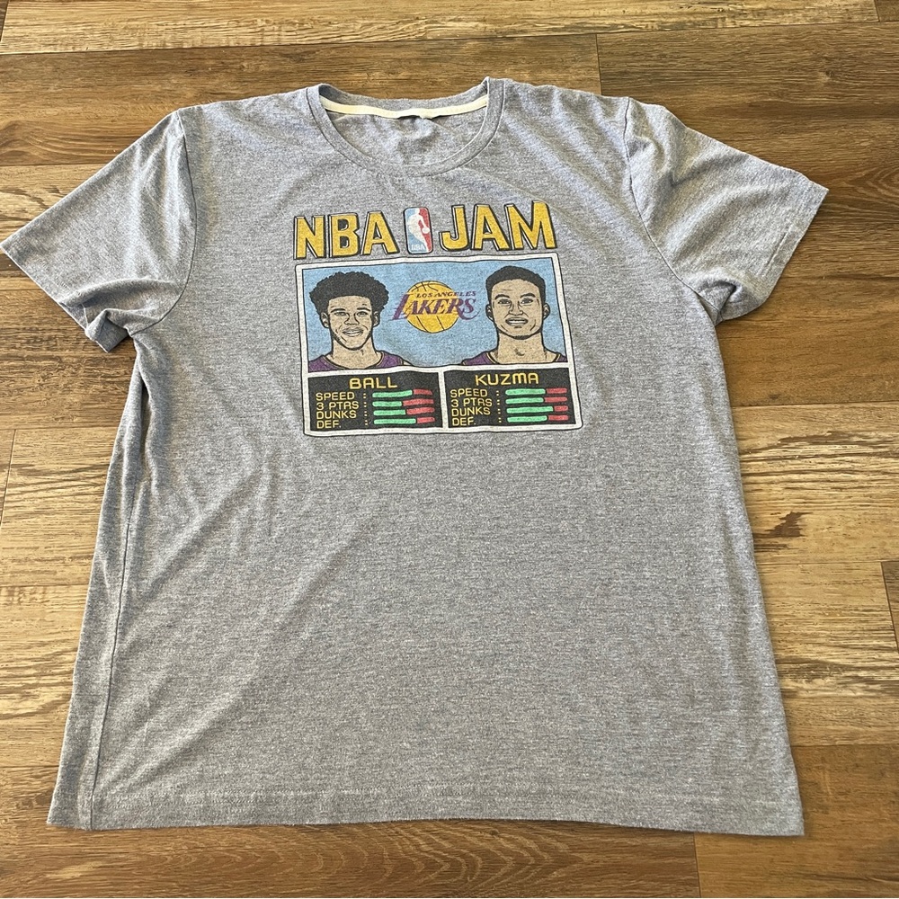 NBA Jam Basketball Lakers T-shirt M/L